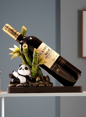 时代印象树脂红酒收纳新中式摆件