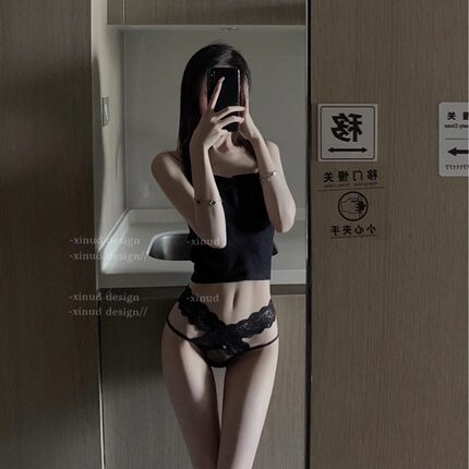 丁字版型性感蕾丝内裤女士薄款纯棉裆性感显瘦低腰少女三角裤辣妹