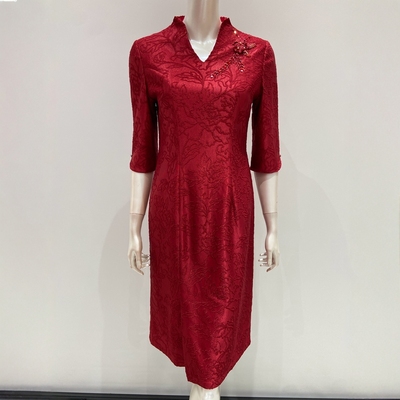 高端品牌婚宴高贵旗袍连衣裙