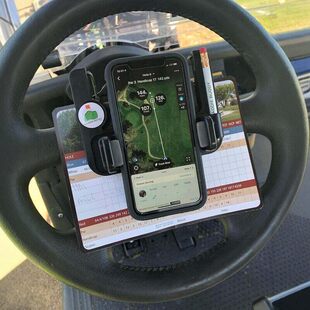 跨境热销Golf cart steering wheel phone holder手机支架