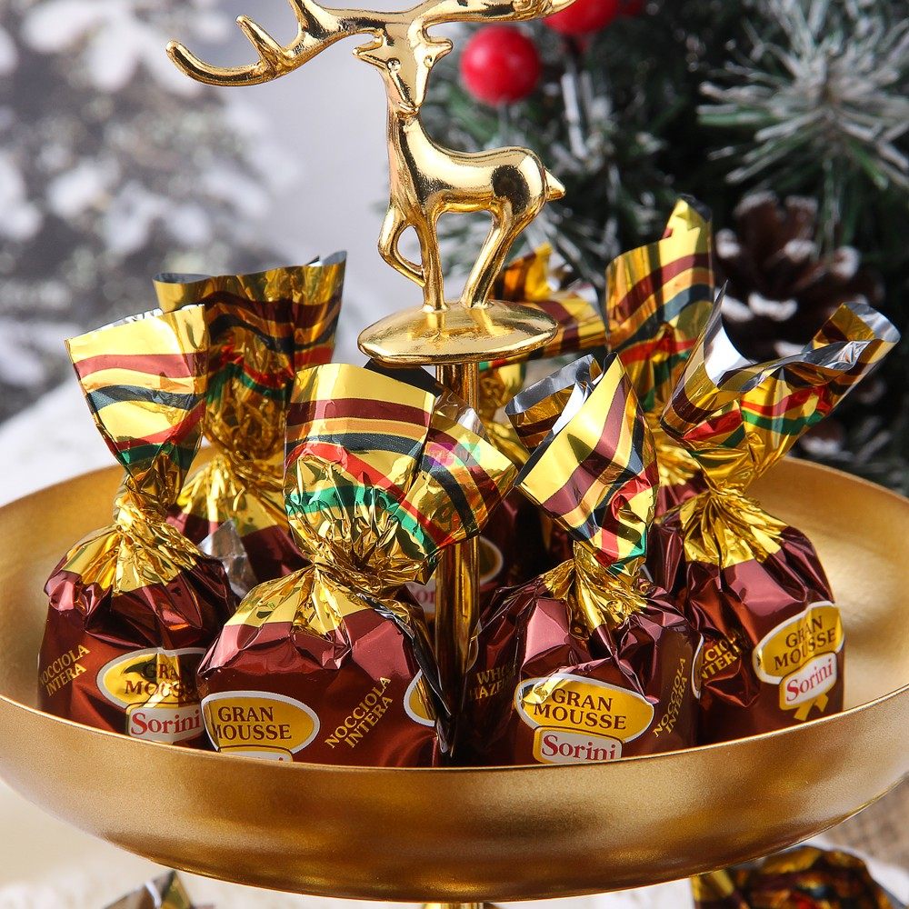 意大利原装进口零食Sorini索里尼坚果榛仁夹心牛奶巧克力袋装1kg