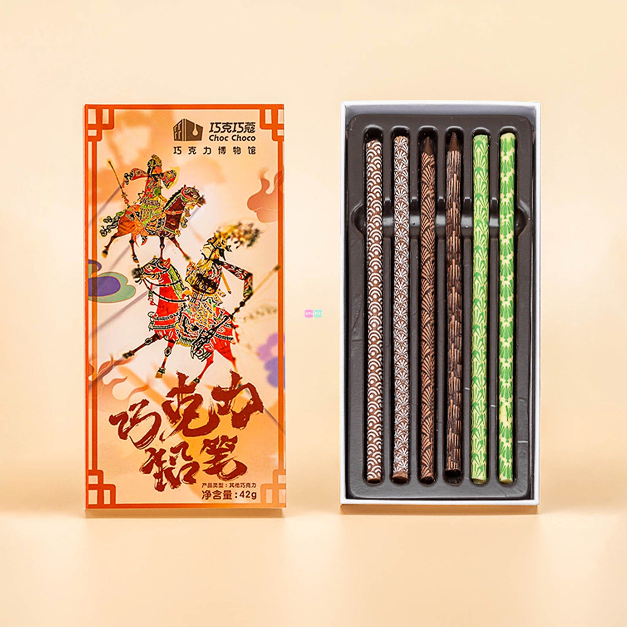 巧克巧蔻纯可可脂铅笔巧克力礼盒