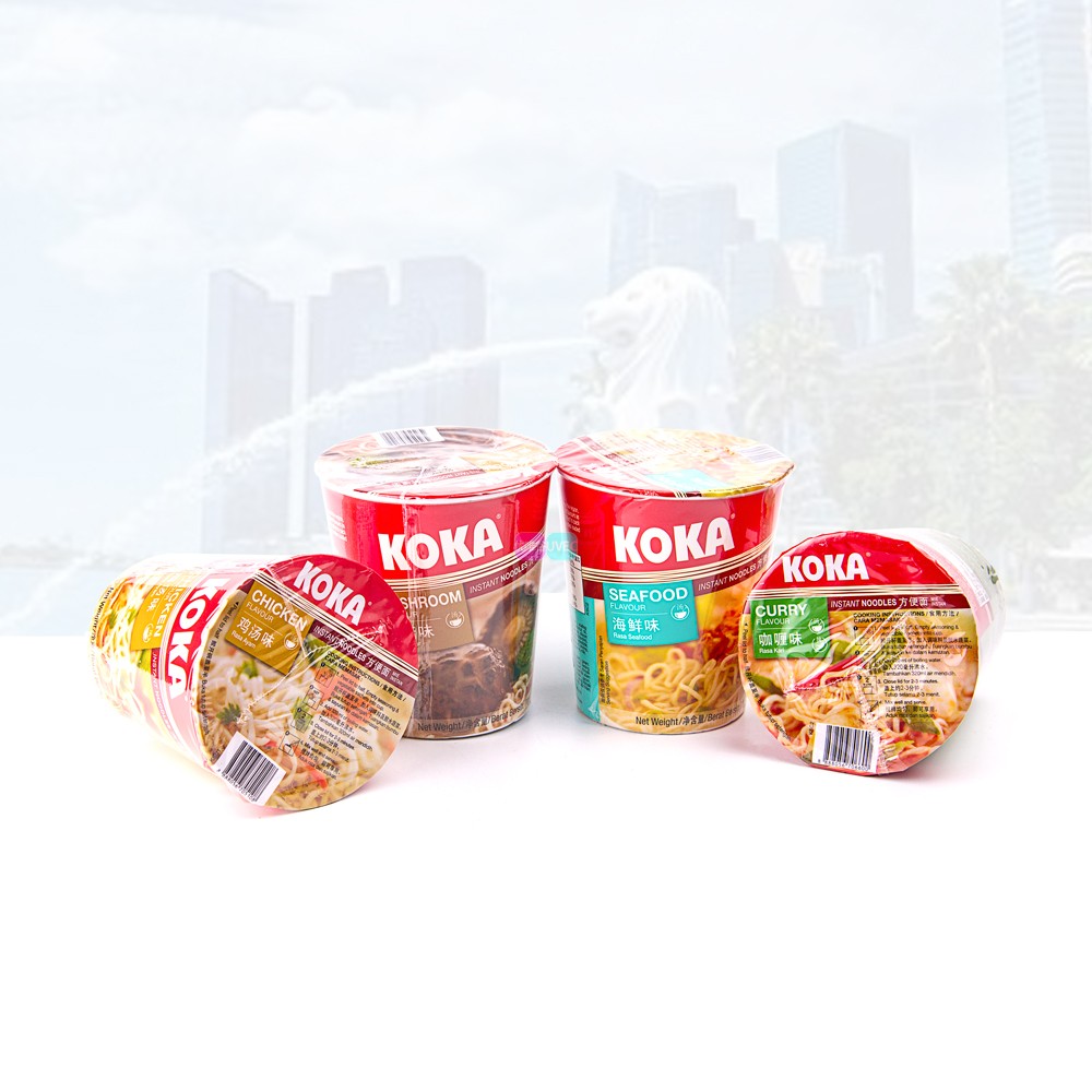 新加坡KOKA/可口桶装多口味泡面