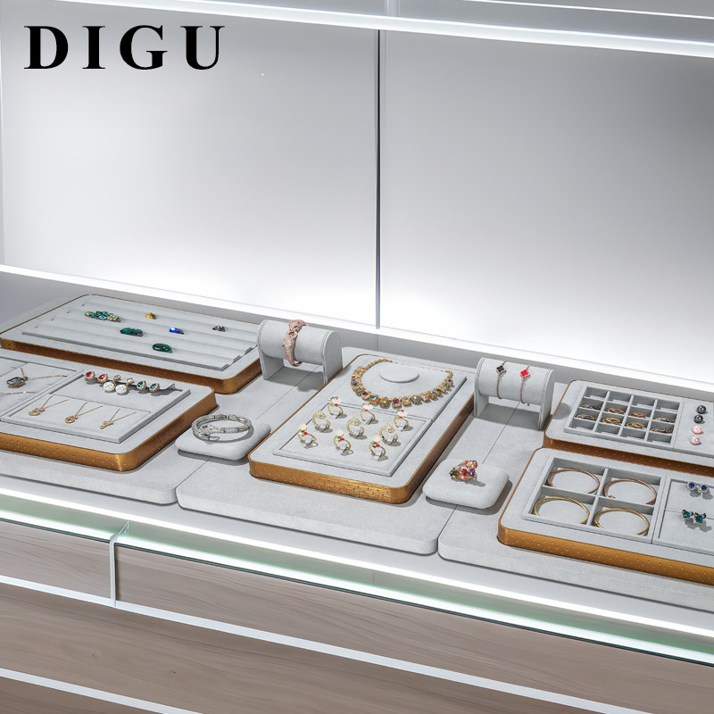 珠宝道具灰色首饰展示架狄古图片