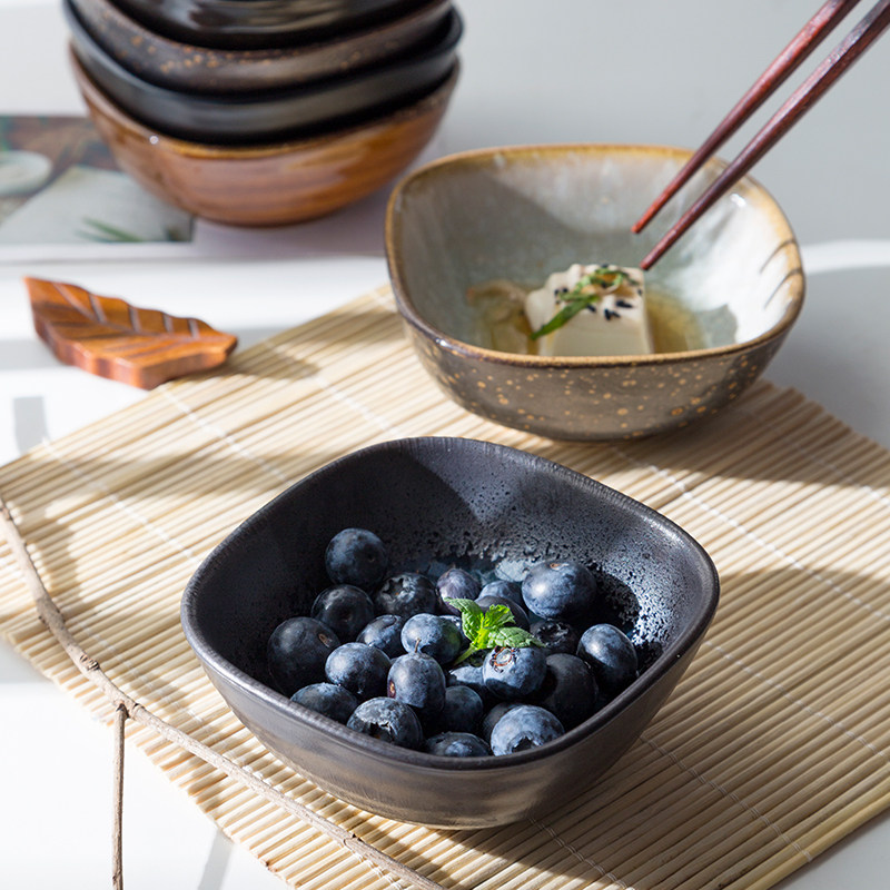 味碟复古日式方碗西餐纯色调料碟家用饺子酱碗火锅蘸料碗配菜小碗,餐饮具,碗,淘宝优惠券,粉丝福利购,淘宝优惠卷