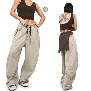 王润原创SOHANA设计2023夏新款人生总有那么一条吹破天的运动裤