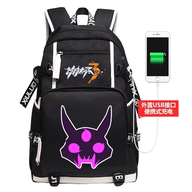 2024崩坏三书包3学园游戏周边双肩包学生八重樱琪亚娜二次元动漫