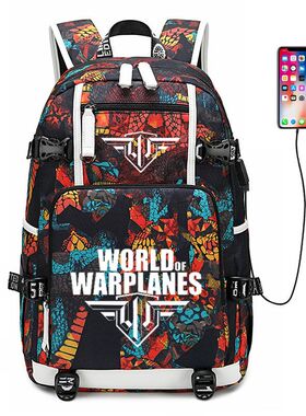 2025坦克世界书包 World of Tanks 双肩背包 男女学生 电脑包旅行