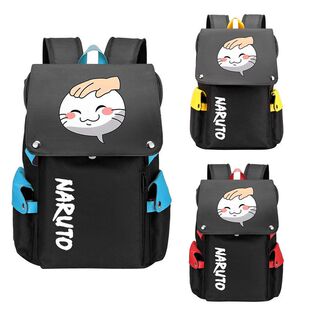 2024火影忍者摸头杀学生书包cos 手游决斗场双肩包表情挑衅男女电