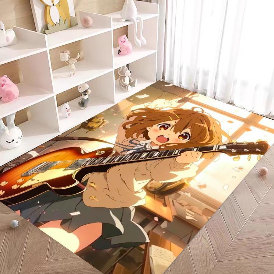 轻音少女周边地毯床脚垫