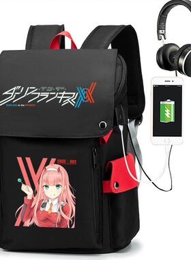 2024亲爱的弗兰克斯周边书包DARLING in the FRANXX国家队新款双