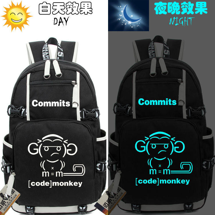 2024谷歌google周边 IT狂人 程序员恶搞双肩背包男女款学生书包夜
