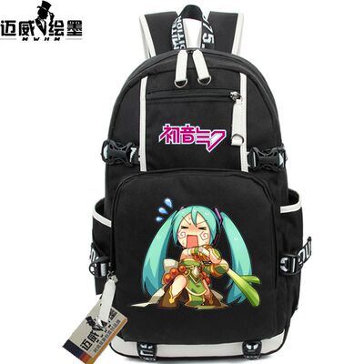 2024Hatsune Miku初音未来镜音双子动漫双肩包背包男女初高中学生