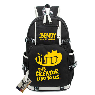 2024bendy and the inkmachine游戏双肩背包班迪和印墨机男女学生