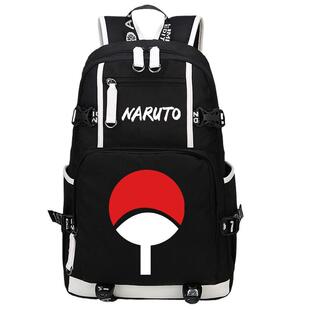 2024新款火影忍者动漫周边背包写轮眼鸣人宇智波鼬男女学生夜光书