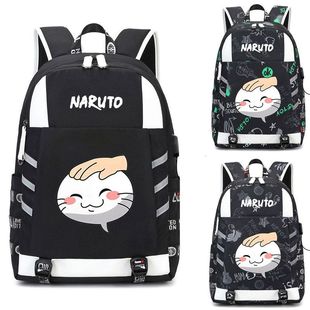 2025火影忍者手游周边鸣人摸头书包初高中学生卡通双肩包可爱背包
