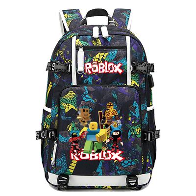 2024roblox游戏周边双肩包男女初中高中生背包旅行包电脑包学生书