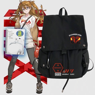 新世纪福音战士初号机动漫周边男女学生休闲潮流双肩背包书包yj