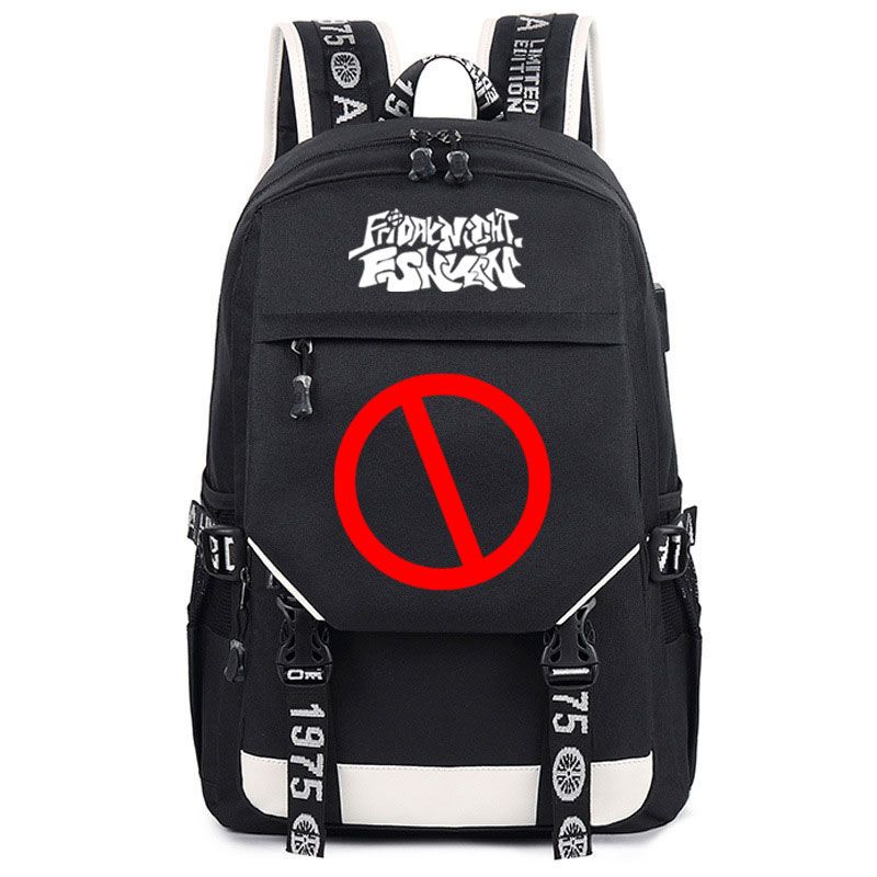 2024Friday Night Funkin游戏周边书包小学生双肩背包休闲防水翻