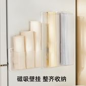 磁吸硅胶揉面垫收纳盒冰箱贴侧面和面垫置物架擀面垫保鲜膜储物盒