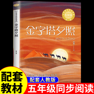金字塔夕照 穆青著 五年级下册课外书必读正版推荐小学生课外阅读书籍儿童读物文学经典故事书5年级长江文艺出版社图书老师