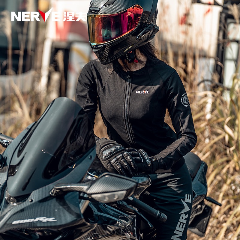 NERVE涅夫罗纳护甲衣摩托车骑行服男女士四季网眼透气防3摔赛车服