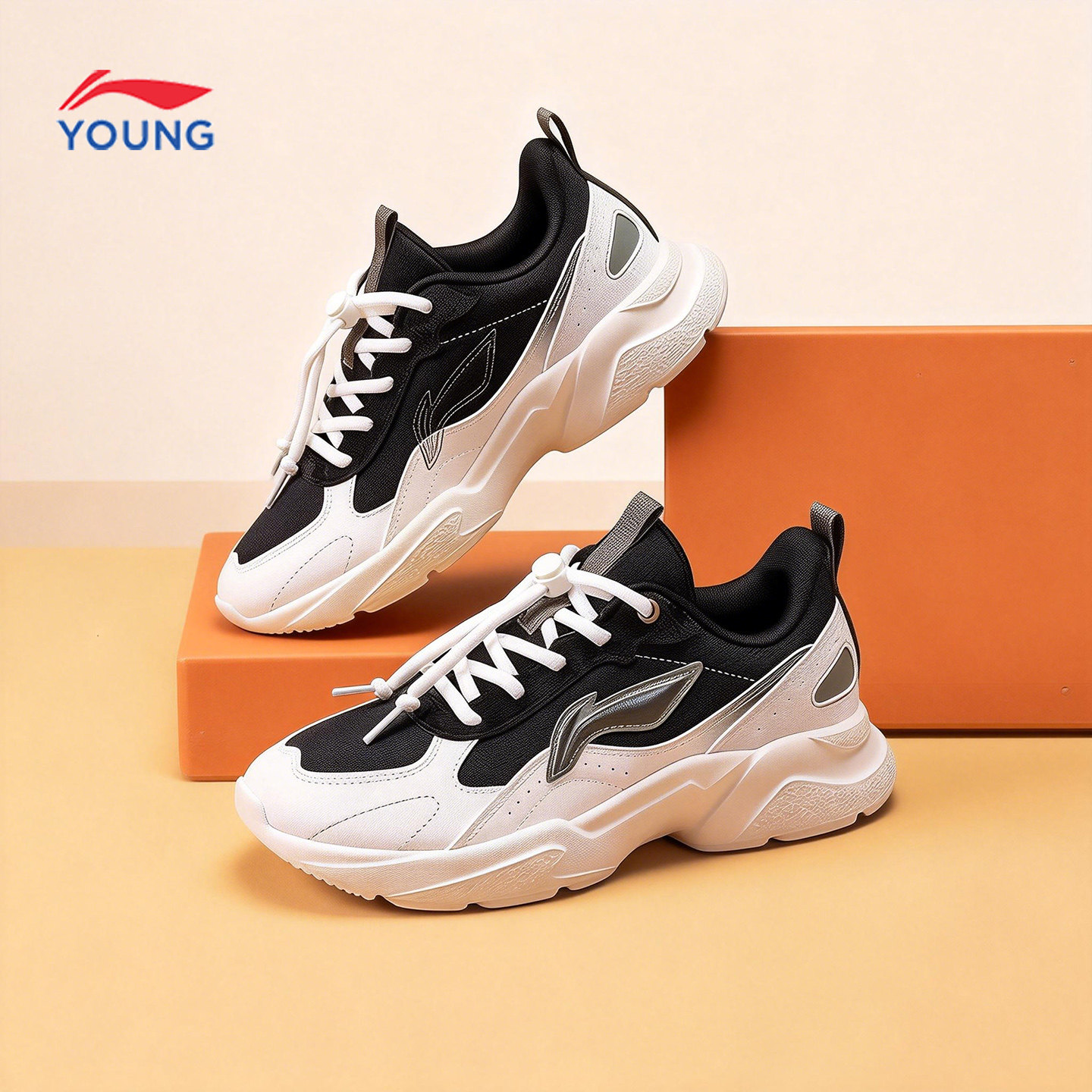 李宁童鞋儿童运动鞋男童2026春季新款青少年轻便休闲复古老爹鞋,童鞋/婴儿鞋/亲子鞋,运动鞋,淘宝优惠券,粉丝福利购,淘宝优惠卷