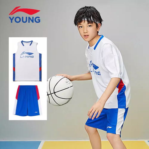 李宁儿童夏季新款速干篮球服童装