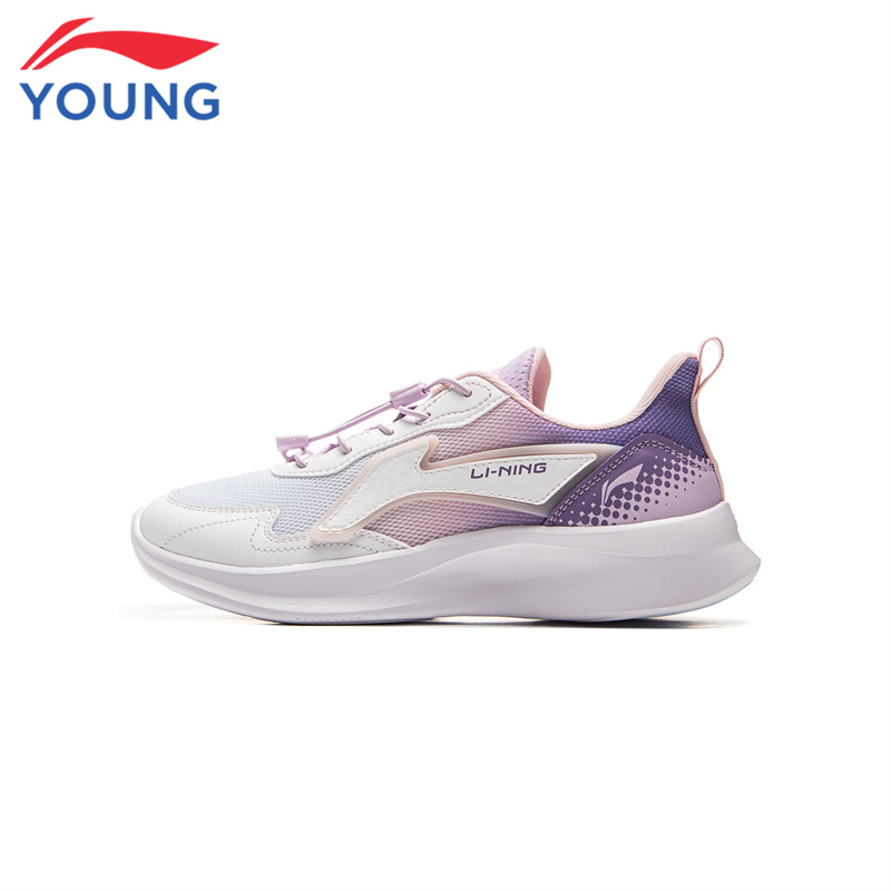 李宁儿童女大童软底舒适潮流鞋子