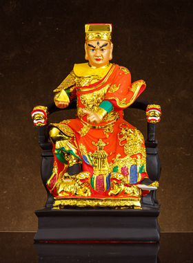 华光大帝马元帅师祖树脂佛像神像家居摆件玄关工艺品七彩极彩16寸