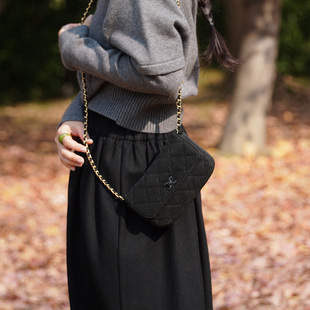 精致女包小香风菱格链条包包时尚百搭斜挎小方包凯旋门包2025新款