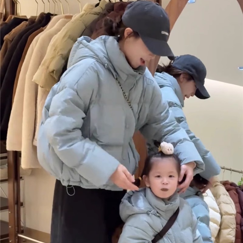 白鸭绒羽绒服女短款冬季2025新款