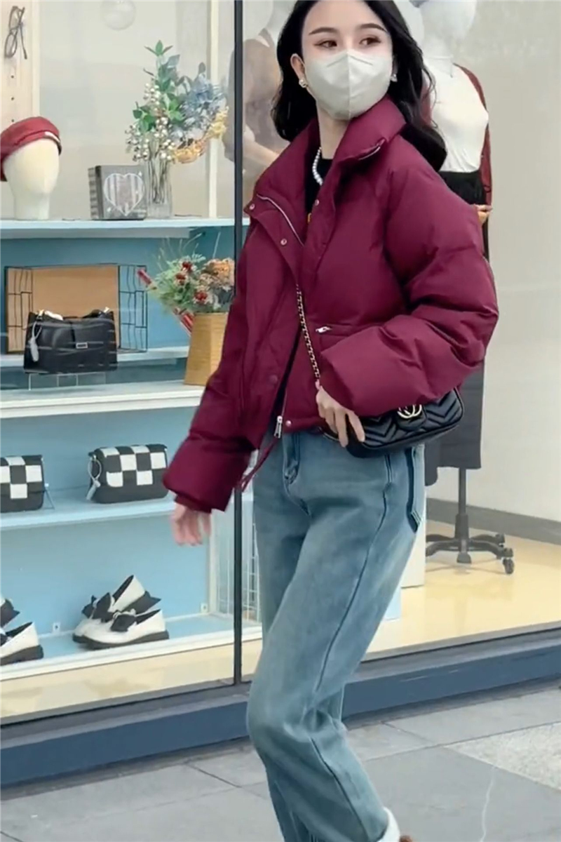 小个子羽绒服女短款冬季外套