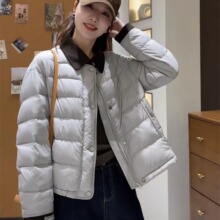 白鸭绒轻薄羽绒服女短款冬季2025新款高级感洋气宽松小个子外套