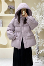 2023新款 韩版 冬季 羽绒服女中长款 高级感连帽抽绳小个子面包服外套