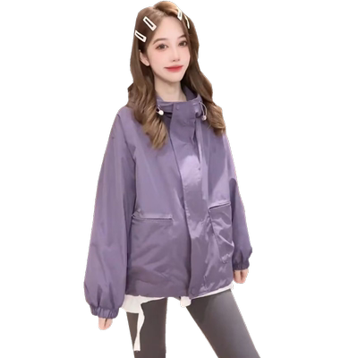 冲锋衣外套女中长款上衣