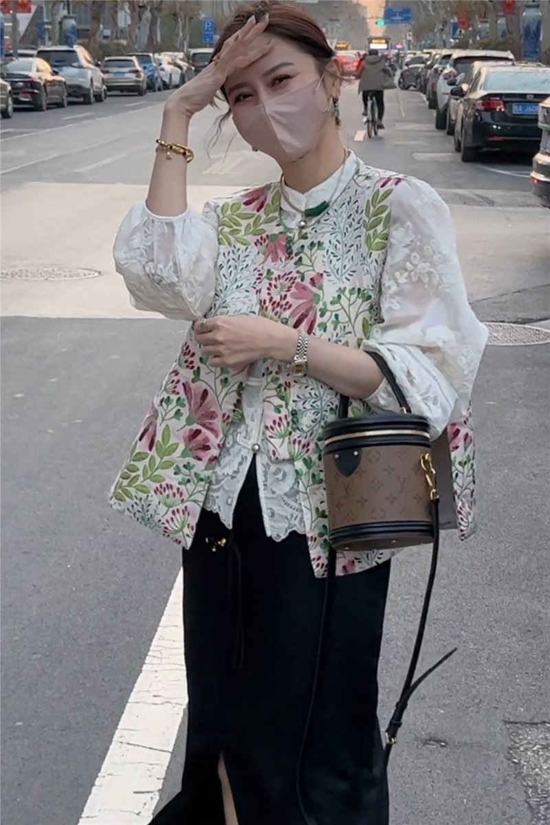 新中式国风马甲女背心小个子