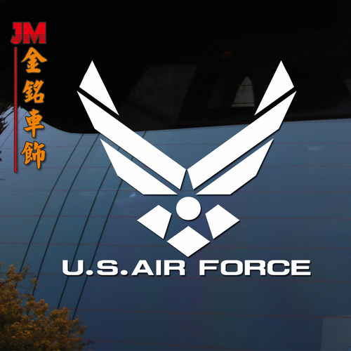 汽车个性美国空军车贴贴纸反光车门侧门贴随意贴反光车身贴划痕贴