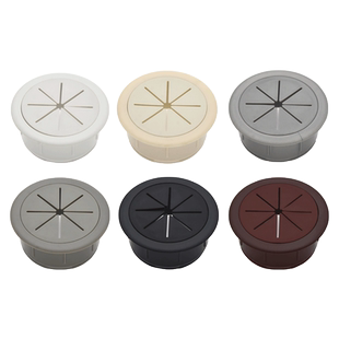 日本lamp电脑桌线孔盖桌面穿线孔盖办公桌孔洞装饰盖桌洞60穿线孔