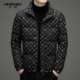 时尚 立领羽绒服男冬季 加厚短款 潮流高级感痞帅洋气欧美风印花外套