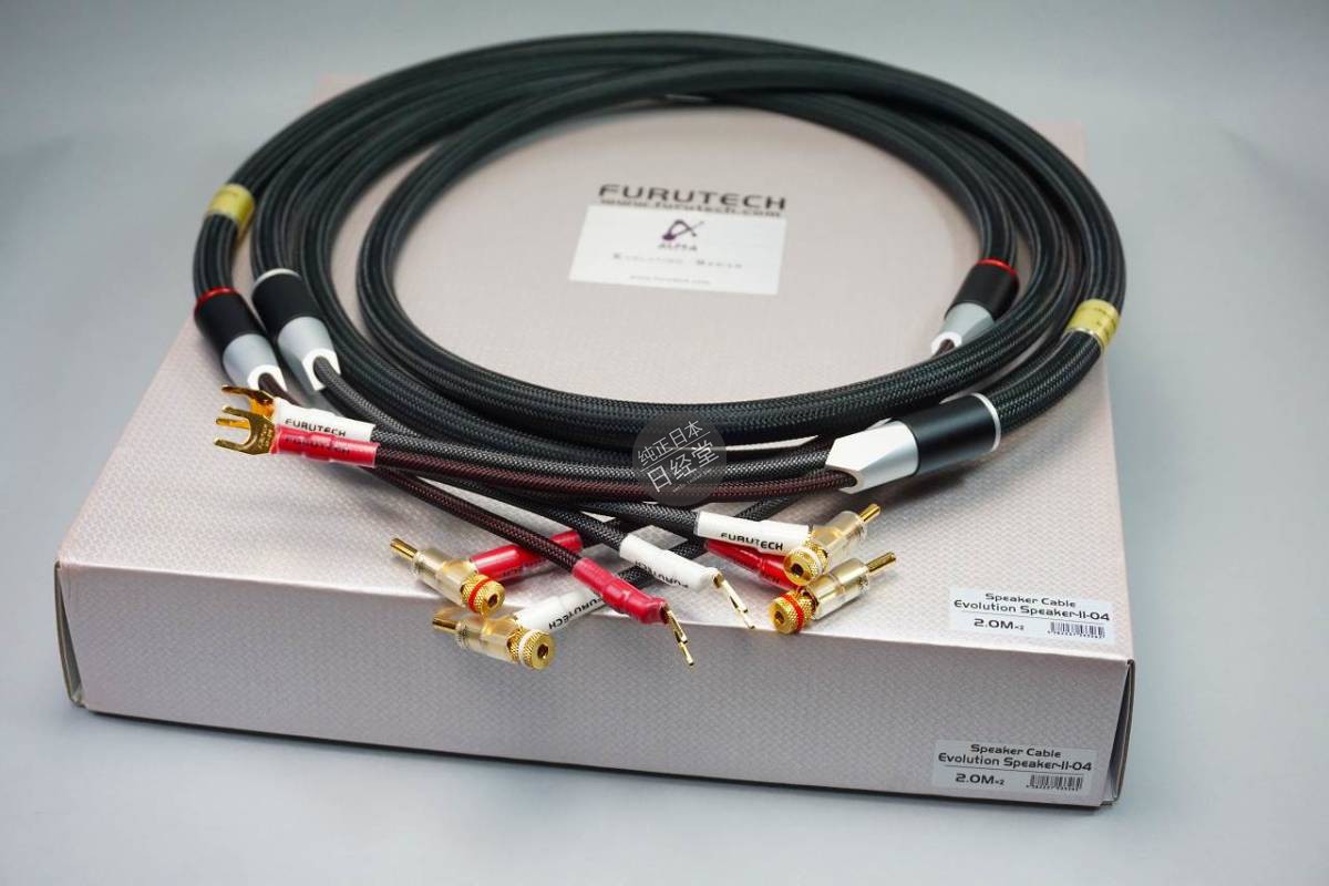 日本直邮 FURUTECH/古河 EVOLUTION SPEAKER2 音箱线 喇叭线 一对