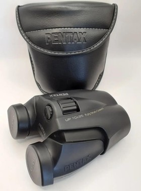 日本Pentax宾得双筒望远镜黑色刻印文字清晰8x25 61901