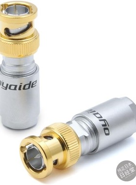 Oyaide/欧亚德 SLSB 4N纯银BNC插头 一套2只 日行正品