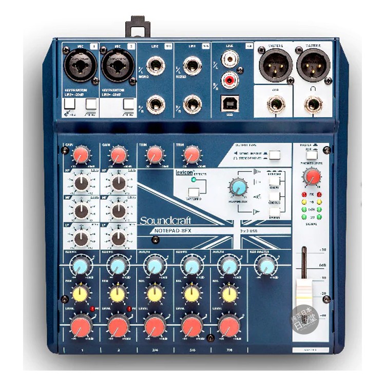 Soundcraft/声艺 NotePad-5 8FX 12FX主播直播调音台录音配音声卡