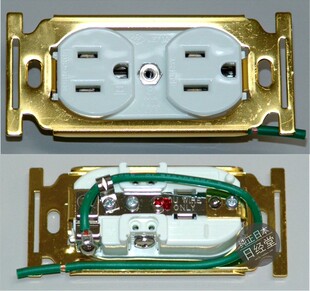 aet制作 CCT HiEND墙插 日行正品 镀金后镀铑 日本AIRBOW
