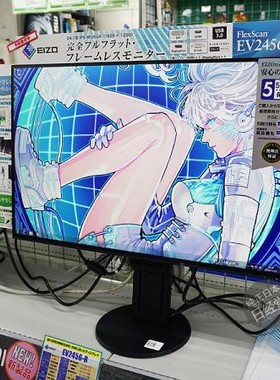 日本代购直邮FlexScan EV2456 艺卓/eizo护眼液晶显示器包税