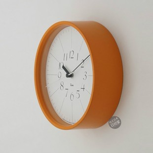 日本渡边力1977年设计 钢制细数字时钟 日本制