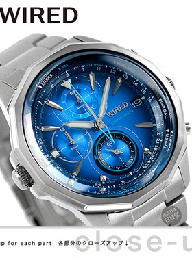 日本代购精工WIRED新款商务风光能男士腕表AGAW439