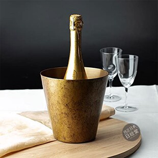 日本进口 能作NOUSAKU高岗铜器黄铜冰桶冰酒器醒酒器酒具套件