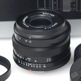 X卡口 福伦达Nokton Asp 23mm Fuji口定焦手动人像镜头 F1.2